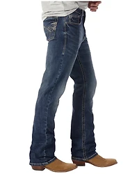 Wrangler 20X Men's Midland 42 Vintage Slim Bootcut Stretch Denim Jeans