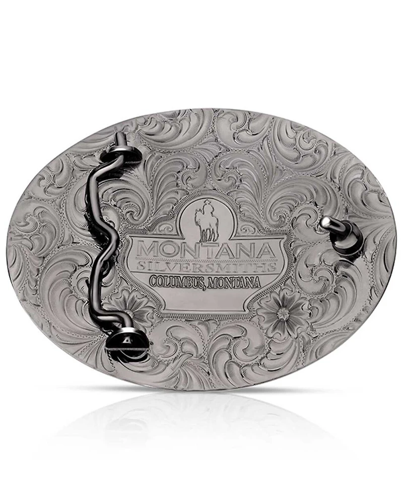 Montana Silversmiths Men's American Made Tradition Bull Rider Belt Buckle