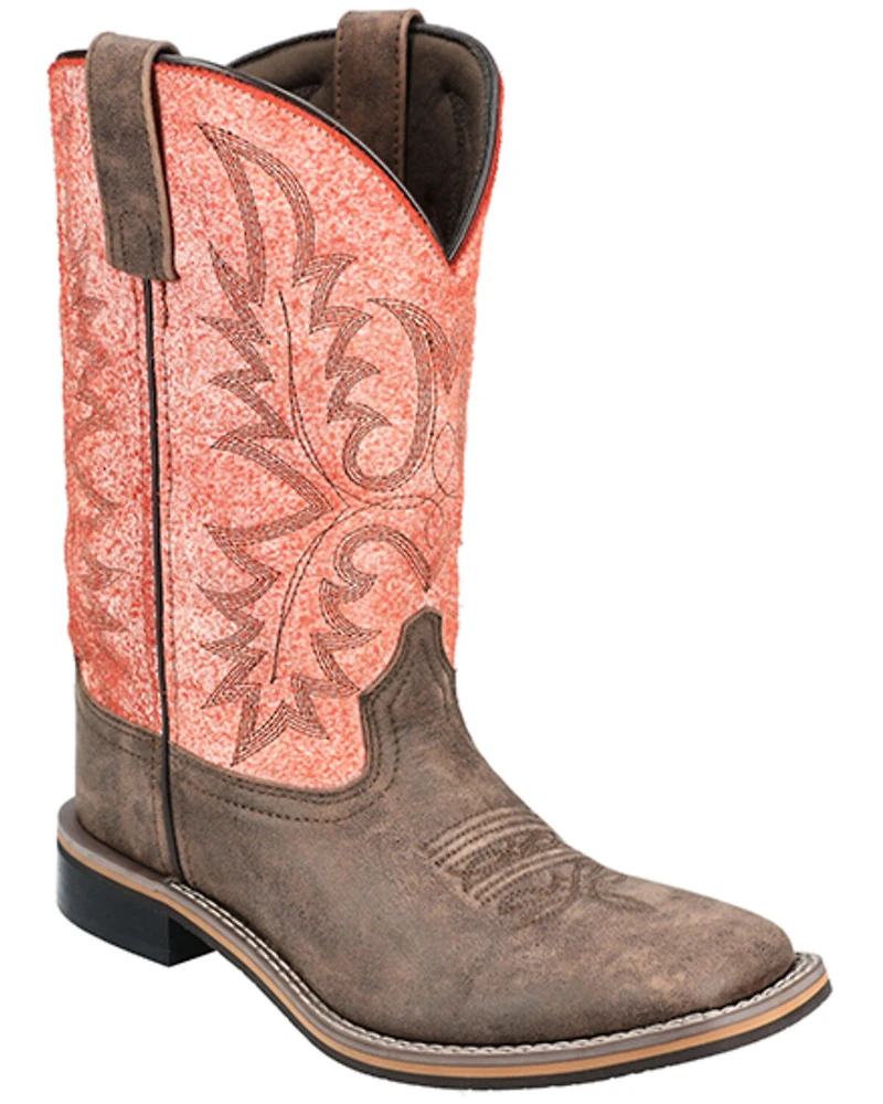 Smoky Mountain Women's Rustic Rider Western Boots - Broad Square Toe