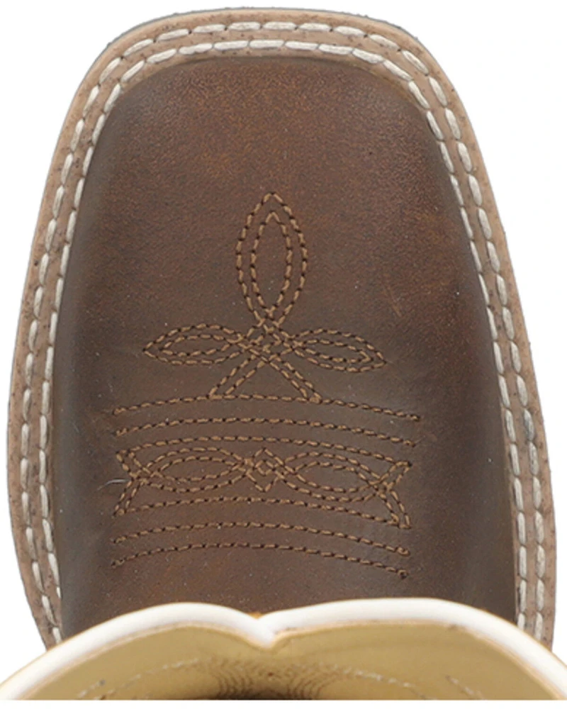 Smoky Mountain Boys' Adobe Western Boots - Broad Square Toe