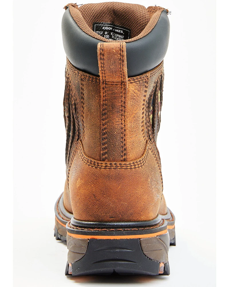 Cody James Men's Decimator Vibram Lace-Up Work Boots - Composite Toe
