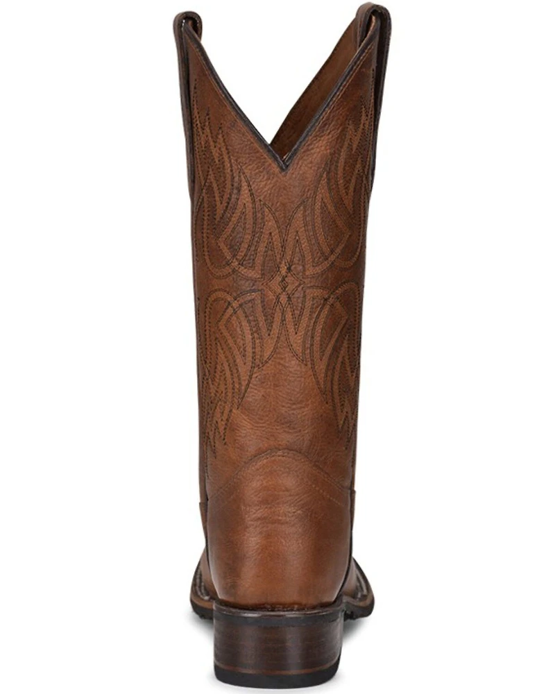 Circle G Women's Embroidered Leather Western Boots - Broad Square Toe