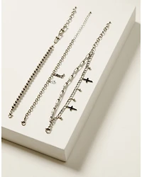 Shyanne Women's Cross Bracelet Set - 3 Piece