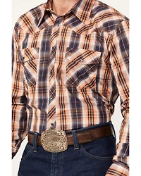 Cowboy Hardware Men's Hermosillo Plaid Print Long Sleeve Snap Western Shirt