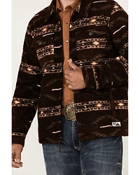 Powder River Outfitters Men's Southwestern Print Berber Zip Jacket