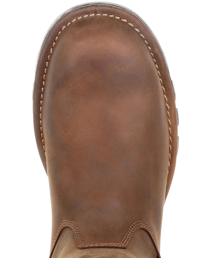 Georgia Boot Men's Eagle One Waterproof Pull On Work Boots - Soft Toe