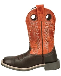 Smoky Mountain Little Boys' Dusty Western Boots - Broad Square Toe