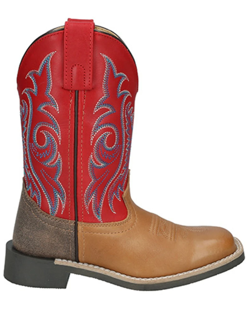 Smoky Mountain Little Boys' Barrett Western Boots - Broad Square Toe