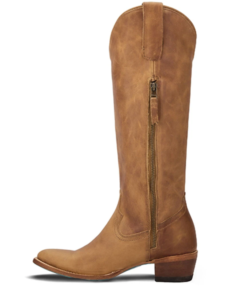 Lane Women's Plain Jane Tall Western Boots - Round Toe