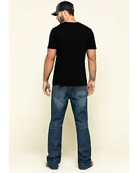 Cody James Men's Wolfstooth Wash Duke Relaxed Bootcut Stretch Denim Jeans