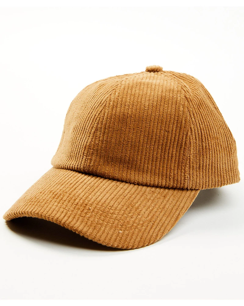 Cleo + Wolf Women's Solid Corduroy Ball Cap