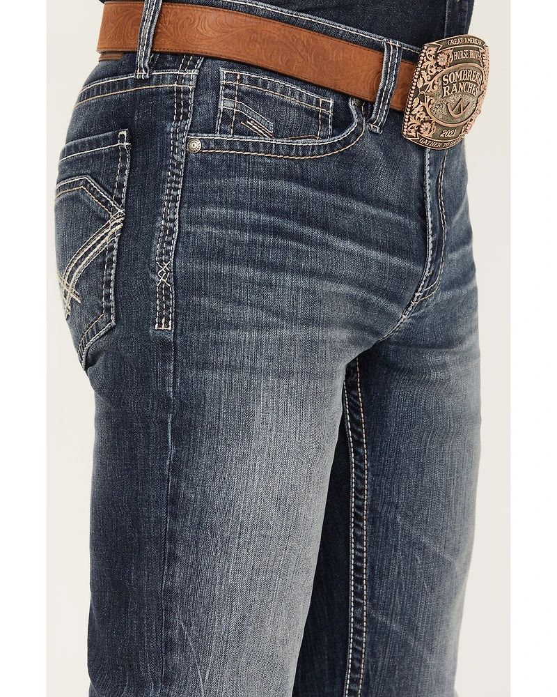 Cody James Men's Starlight Wash Jackson Slim Straight Stretch Denim Jeans
