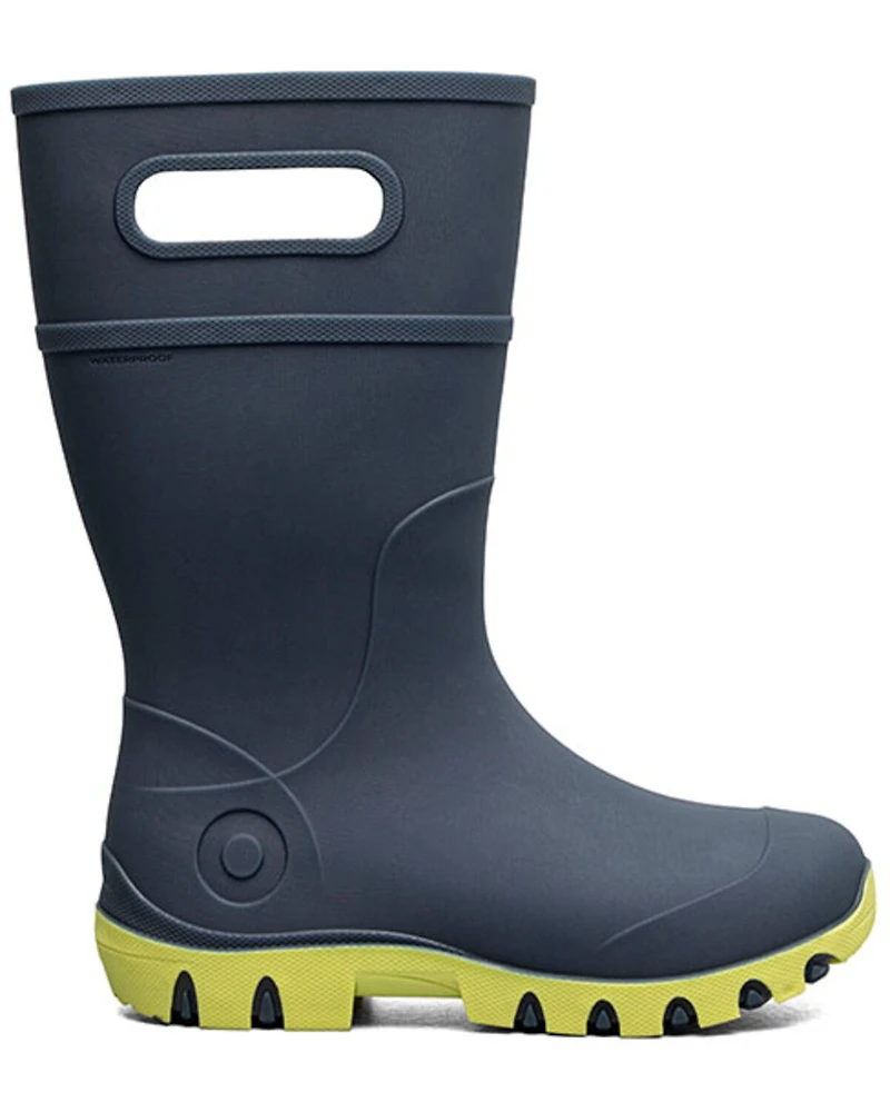 Bogs Boys' Essential Tall Rain Boots - Round Toe