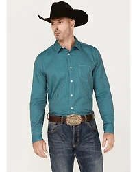 Gibson Trading Co Men's Checkered Print Long Sleeve Button-Down Western Shirt