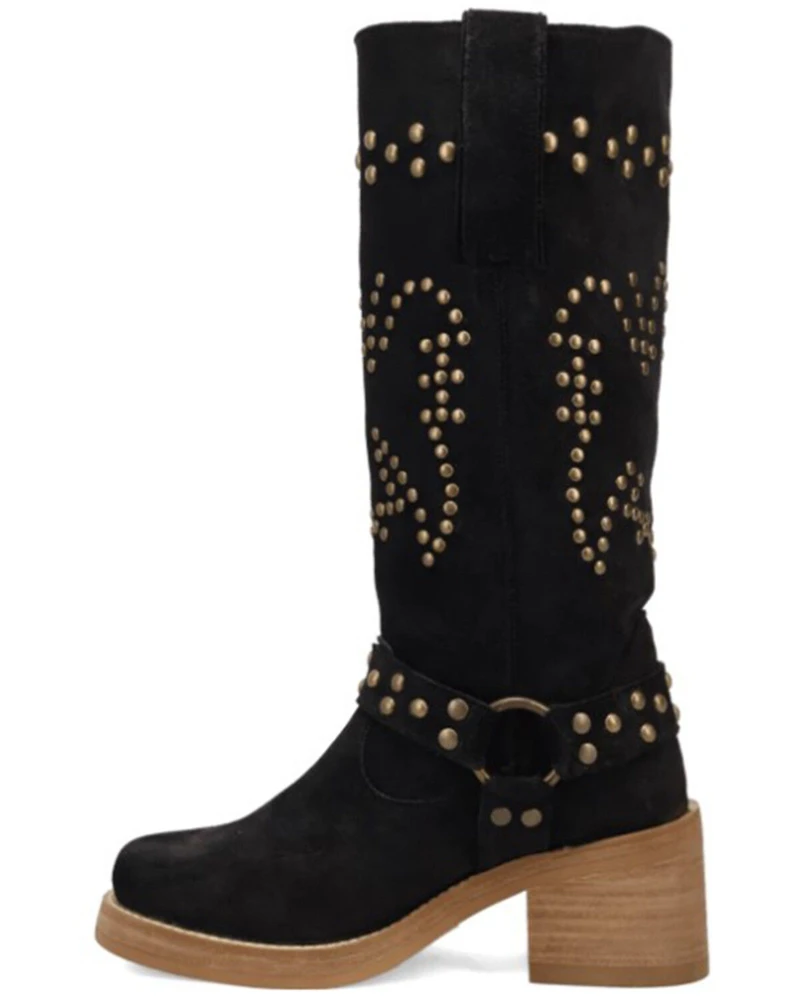 Dingo Women's Troubadour Studded Tall Fashion Boots