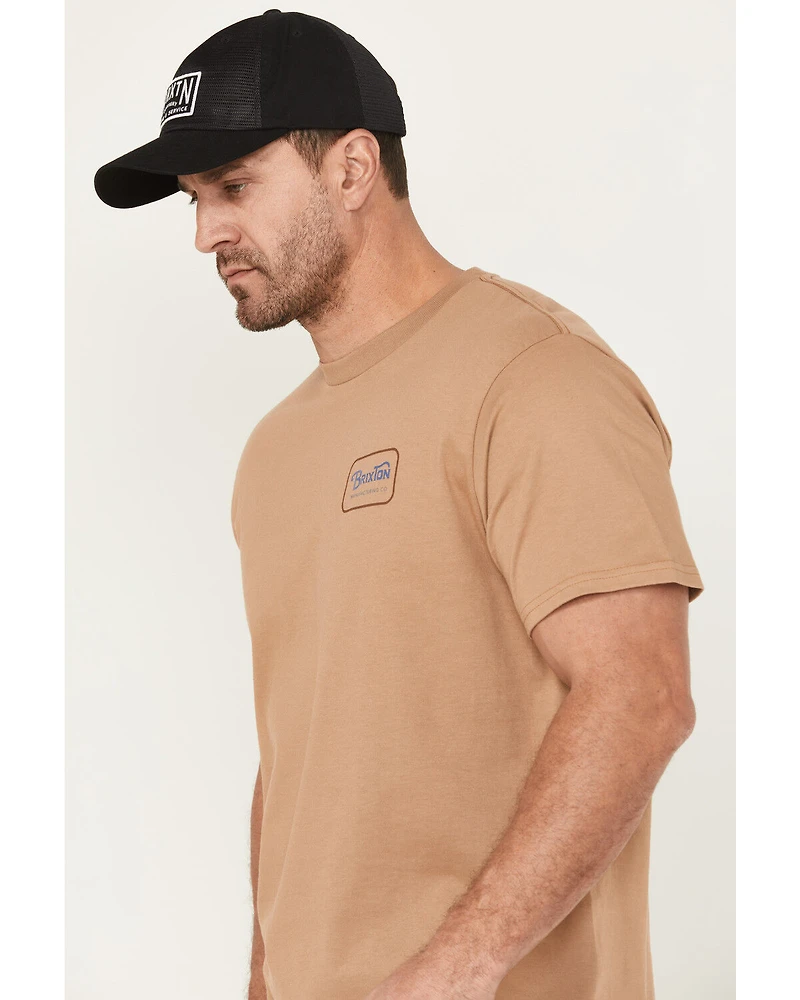 Brixton Men's Grade Logo Short Sleeve Graphic T-Shirt