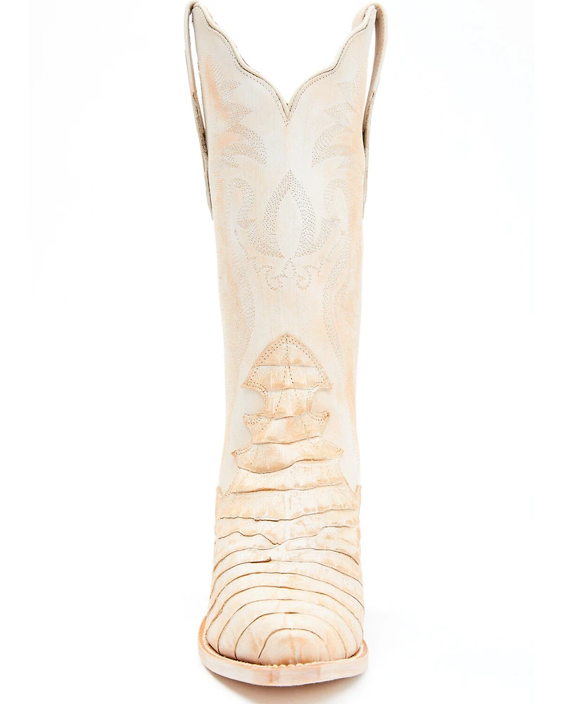 Dan Post Women's Caiman Print Western Boots - Snip Toe