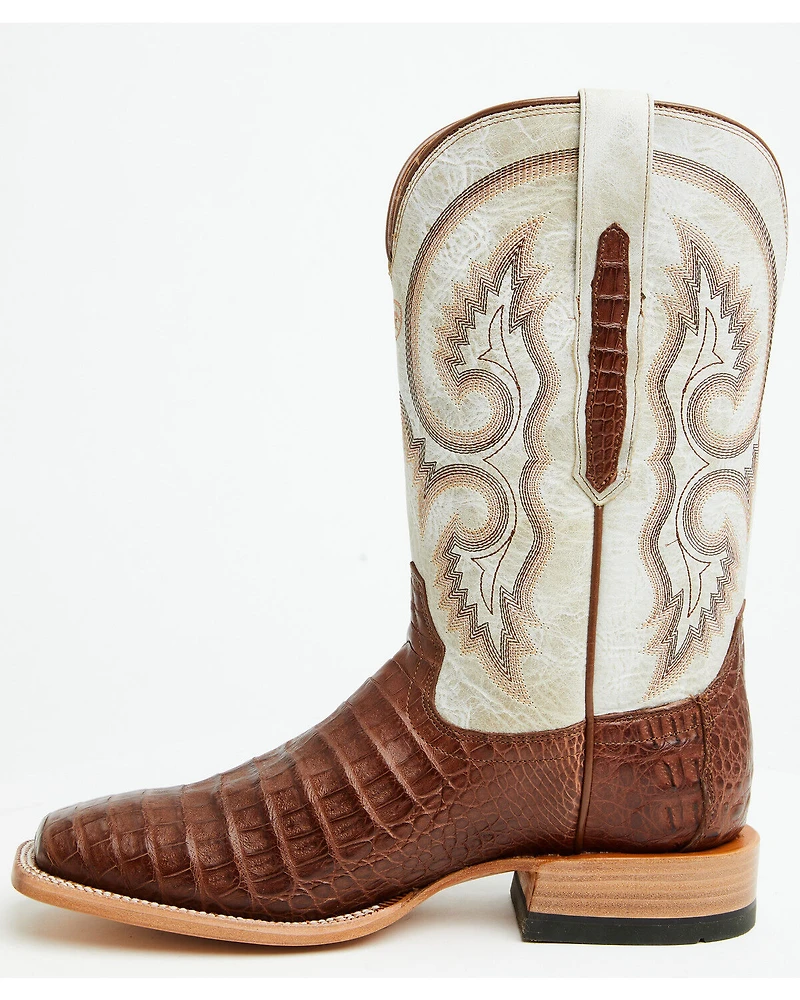 Ariat Men's Exotic Caiman Classic Callen Western Boots - Broad Square Toe