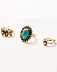 Shyanne Women's Summer Solstice Southwestern Charm Ring Set - 5 Piece