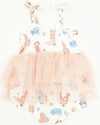 Angel Dear Infant Girls' Boots Tutu Tank Onsie