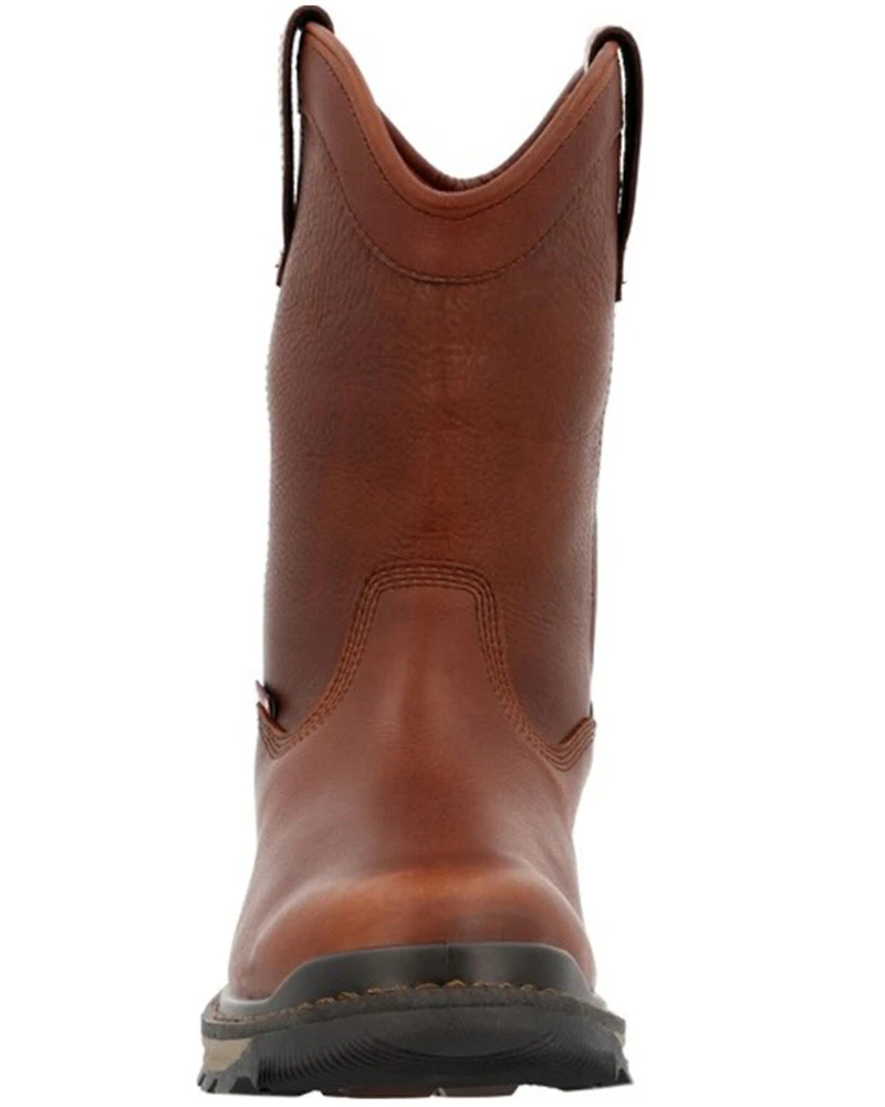 Rocky Men's Rams Horn Waterproof Pull-On Work Boots - Soft Toe