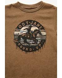 Cody James Toddler Boys' Rodeo Round Up Short Sleeve Graphic T-Shirt