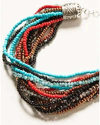 Shyanne Women's Silver Dakota Multi-Beaded Bracelet