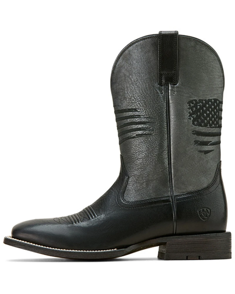 Ariat Men's Circuit Patriot Western Boots - Broad Square Toe