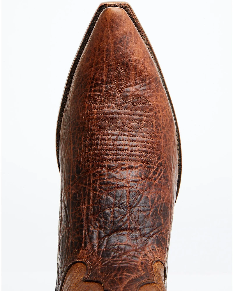 El Dorado Men's Rust Bison Western Boots - Snip Toe