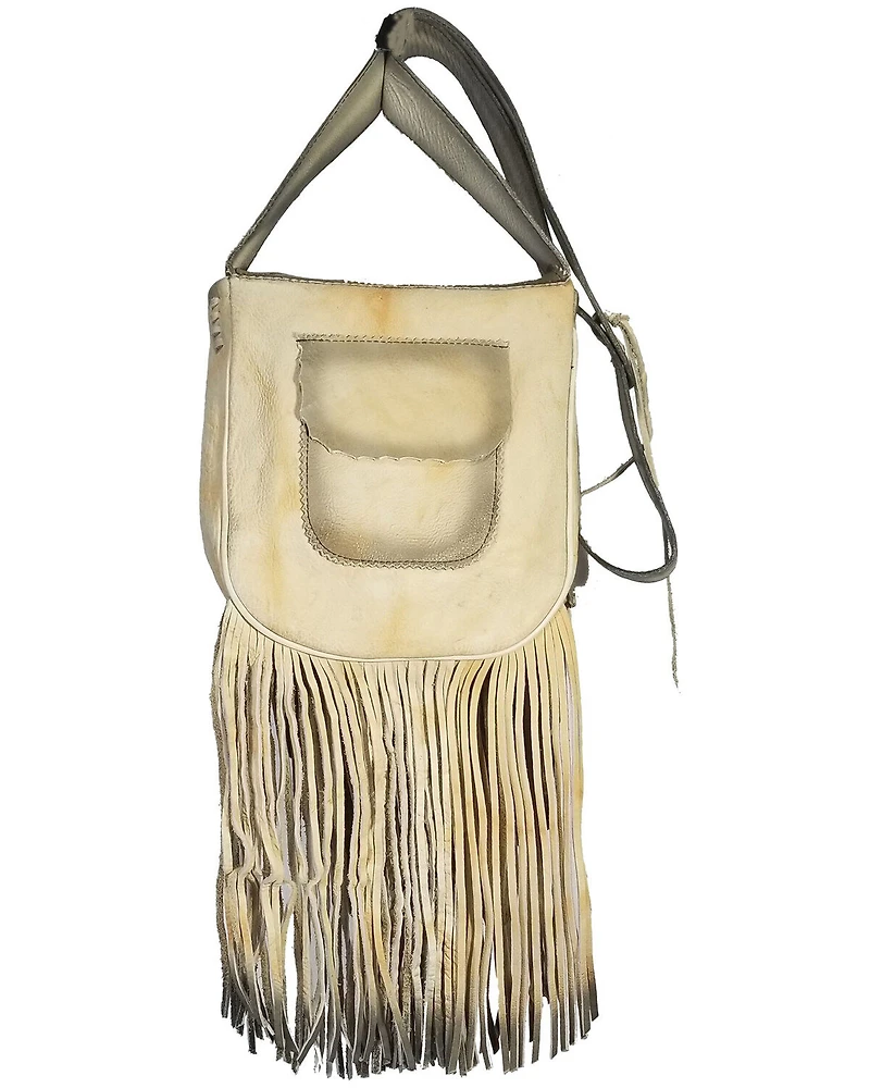 Kobler Leather Women's Ivory Painted Crossbody Bag