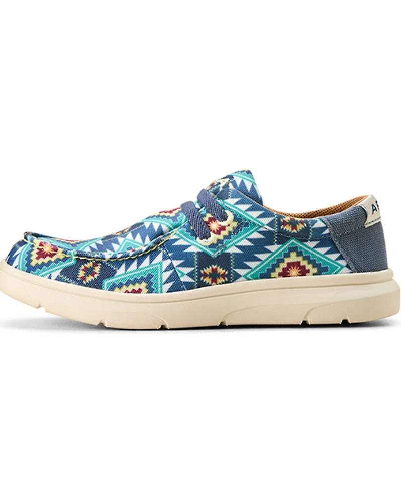 Ariat Little Boys' Southwestern Print Hilo Casual Shoes - Moc Toe