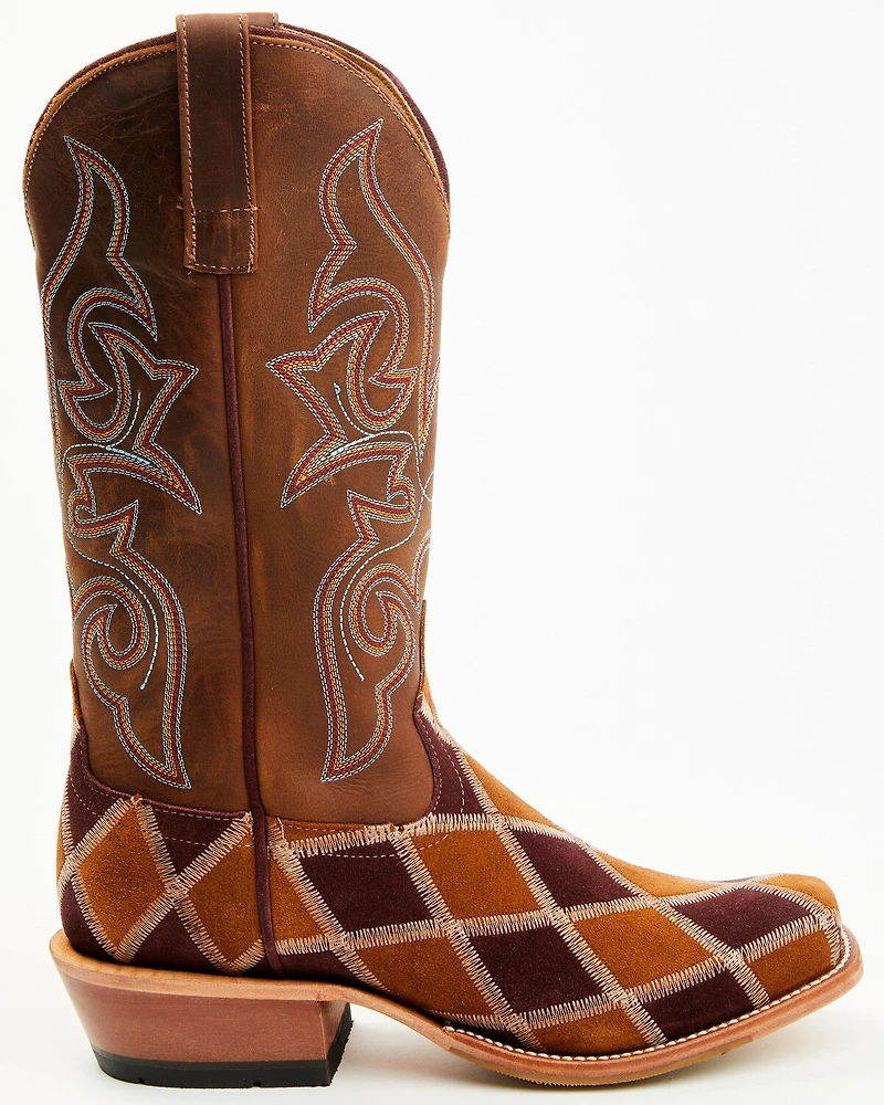 Horse Power Men's Patchwork Western Boots - Square Toe