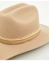 Shyanne Women's Lace Band Wool Cowboy Hat