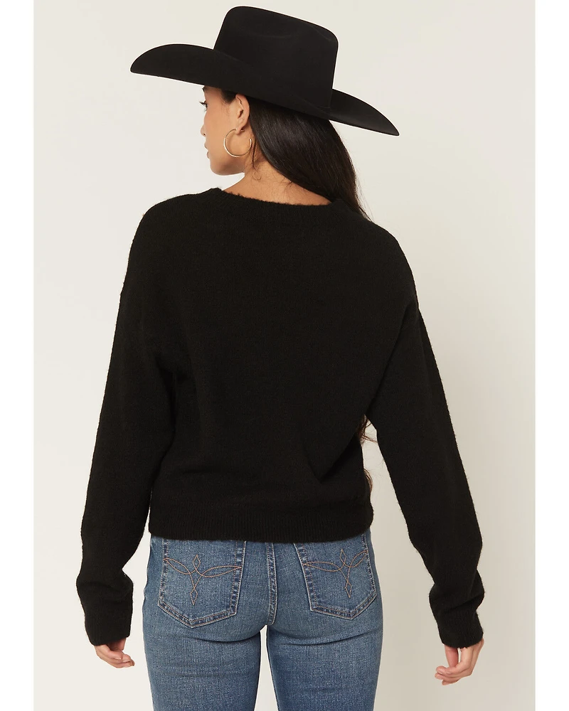 Rock & Roll Denim Women's Rhinestone Sweater