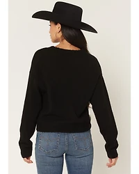 Rock & Roll Denim Women's Rhinestone Sweater