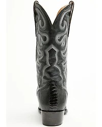 El Dorado Men's Handmade Ostrich Leg Western Boots - Round Toe