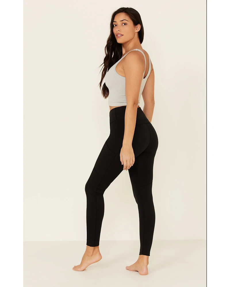 Fornia Women's High Waist Leggings With Side Pockets