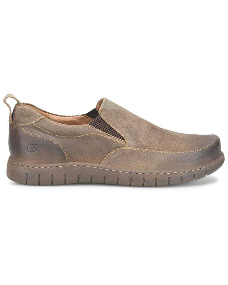 Born Men's Leeds Slip-On Casual Shoes - Moc Toe