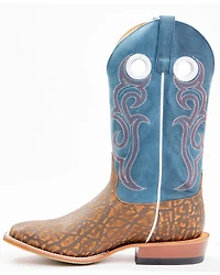 HorsePower Men's Sugared Western Boots - Broad Square Toe