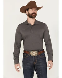Cody James Black 1978™ Men's Drifter Solid Long Sleeve Polo