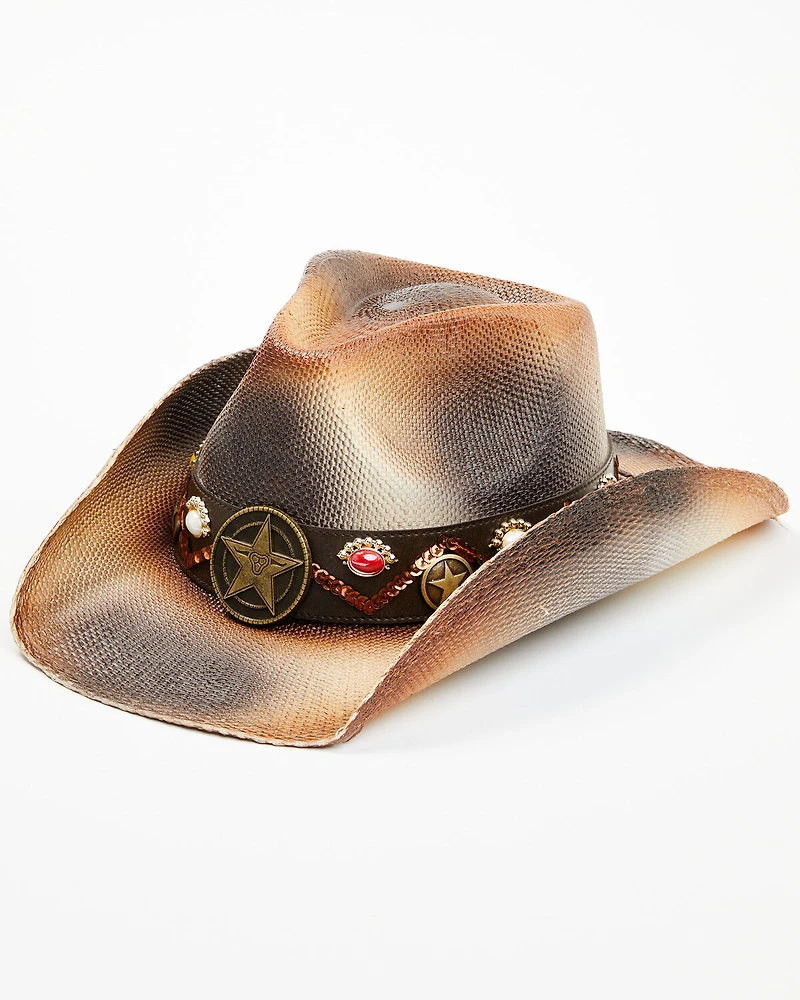 Shyanne Women's Obsessed Straw Cowboy Hat