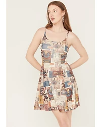 Idyllwind Women's Rodeo Ticket Sleeveless Mesh Mini Dress