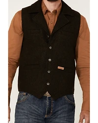 Powder River Outfitters Men's Wool Button-Down Vest