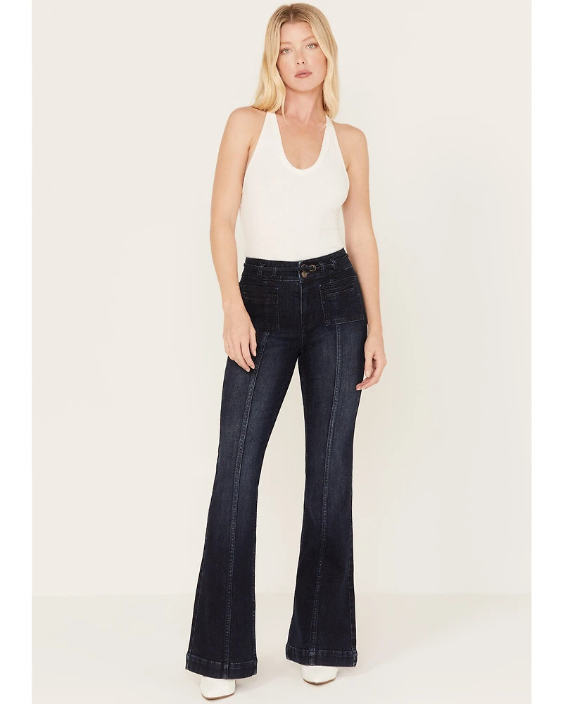 Shyanne Women's Dark Wash Trouser Jeans