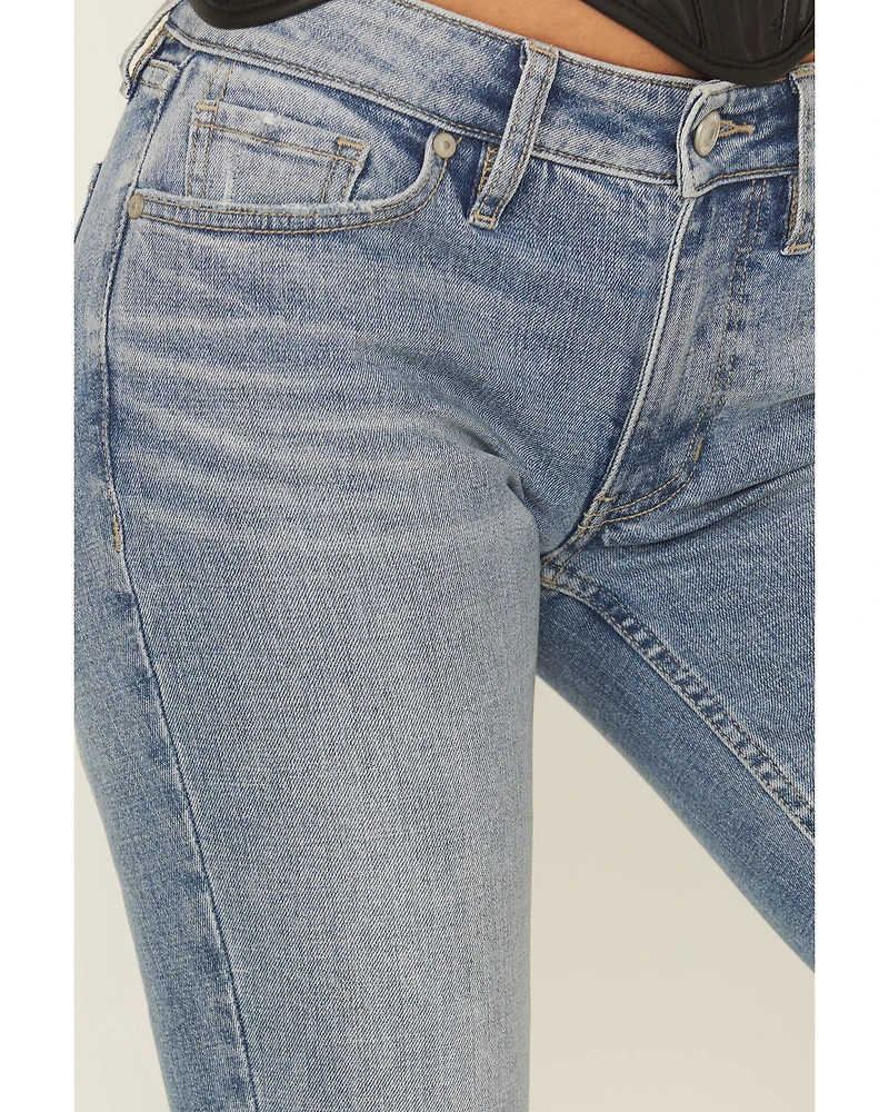 Shyanne Women's Aurora Low Rise Bootcut Stretch Denim Jeans