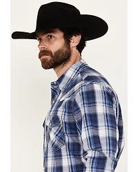 Wrangler 20X Men's Plaid Print Long Sleeve Snap Western Shirt