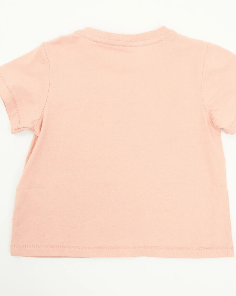 Shyanne Toddler Girls' Running Horses Short Sleeve Graphic Tee