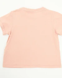 Shyanne Toddler Girls' Running Horses Short Sleeve Graphic Tee