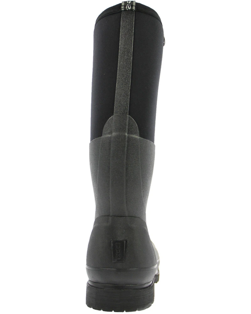 Bogs Men's Rancher Black Insulated Work Boots - Steel Toe