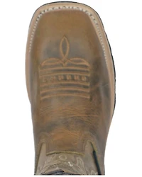 Hoss Men's Distressed Pull-On Waterproof Work Boots - Composite Toe